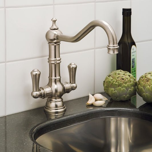 NEW Perrin & Rowe 4761PF Picardie Kitchen Mixer Tap PEWTER Provence BR4202