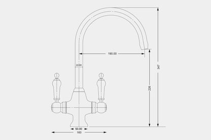 NEW Traditional Stainless Kitchen Mixer tap Victoria plumbing tap factory AX4538