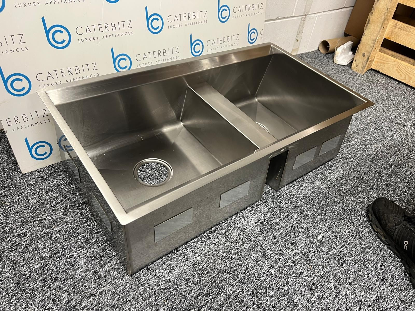 UNUSED Kohler 3672 -NA 8 Degree Undermount Stainless Steel Kitchen Sink BR4102