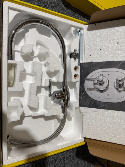 NEW Perrin & Rowe Mimas 4841CP Tap Mixer C Spout Chrome BR4180