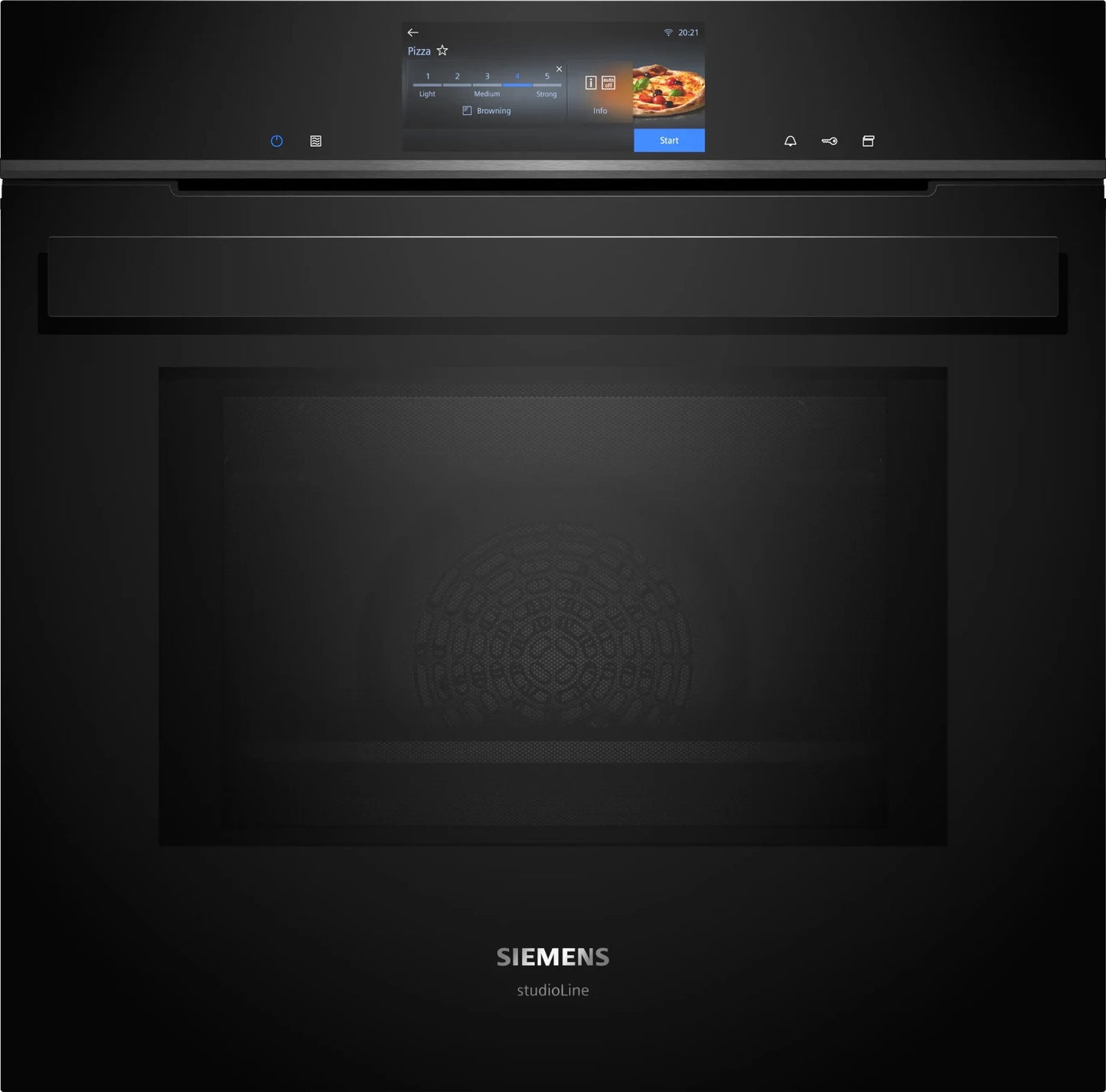 Siemens iQ700 studioLine 60cm Pyrolytic Oven Cooker HN978GQB1B Microwave BR4675