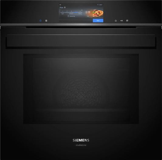Siemens iQ700 studioLine 60cm Pyrolytic Oven Cooker HN978GQB1B Microwave BR4675