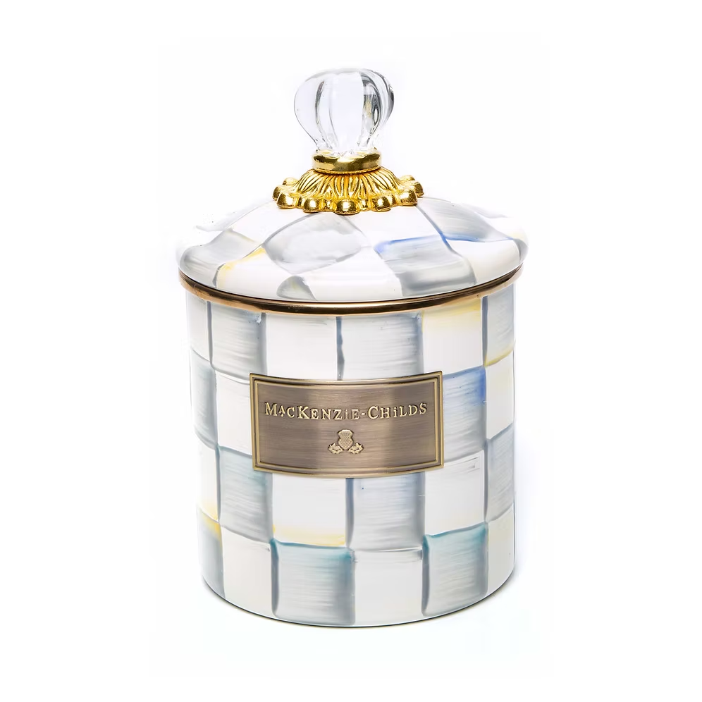NEW Mackenzie-Childs STERLING Check Items Enamel Finish IN STOCK Available Now