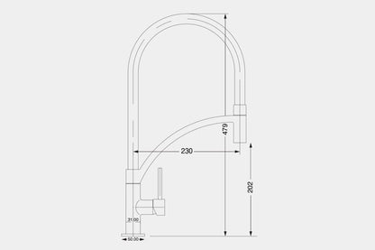 NEW Grey Steel Spray ESSPOBSGR Hose Mixer Victoria plumbing tap factory AX4561