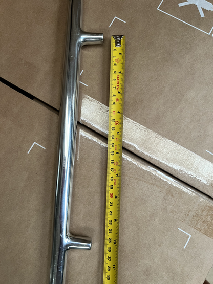 Smallbone Mccarron creative talent Kitchen Cupboard Handle Pull Knob Chrome 59cm