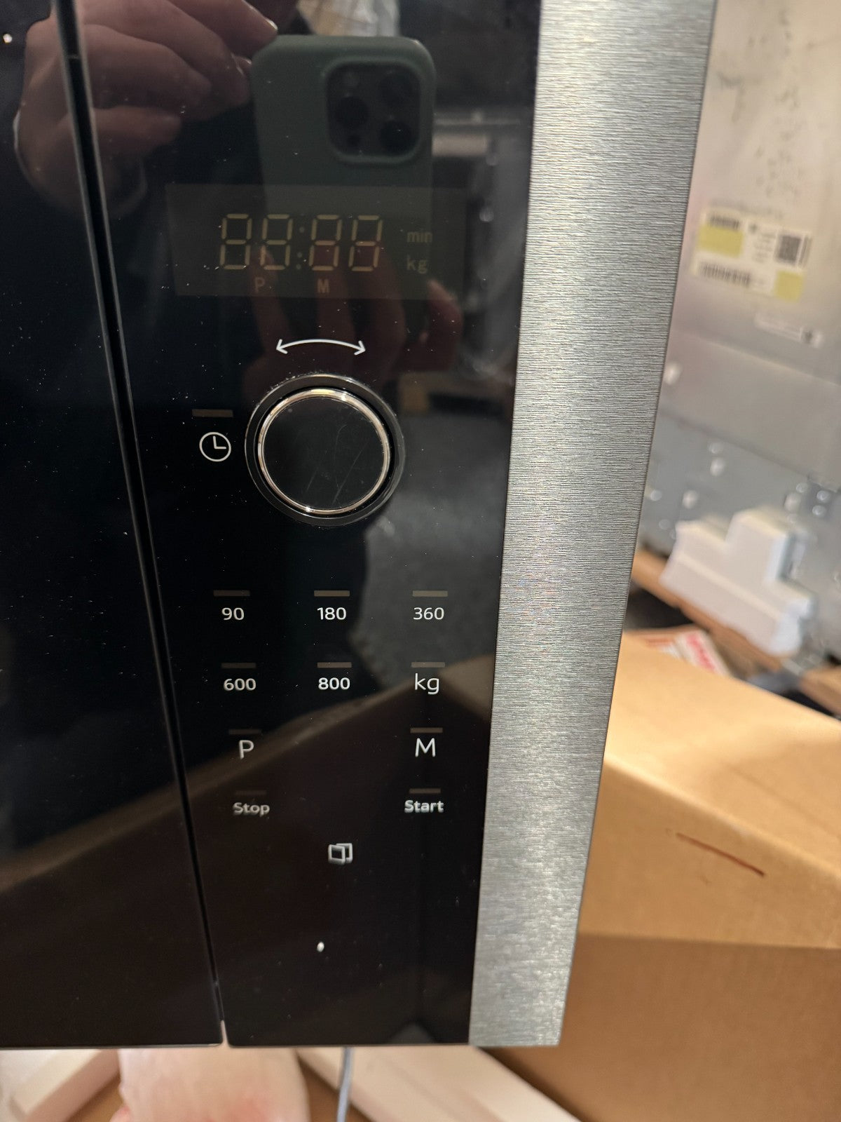 NEW Neff HLAWD23G0B N50 Built In Microwave Graphite Grey dinged BR4405
