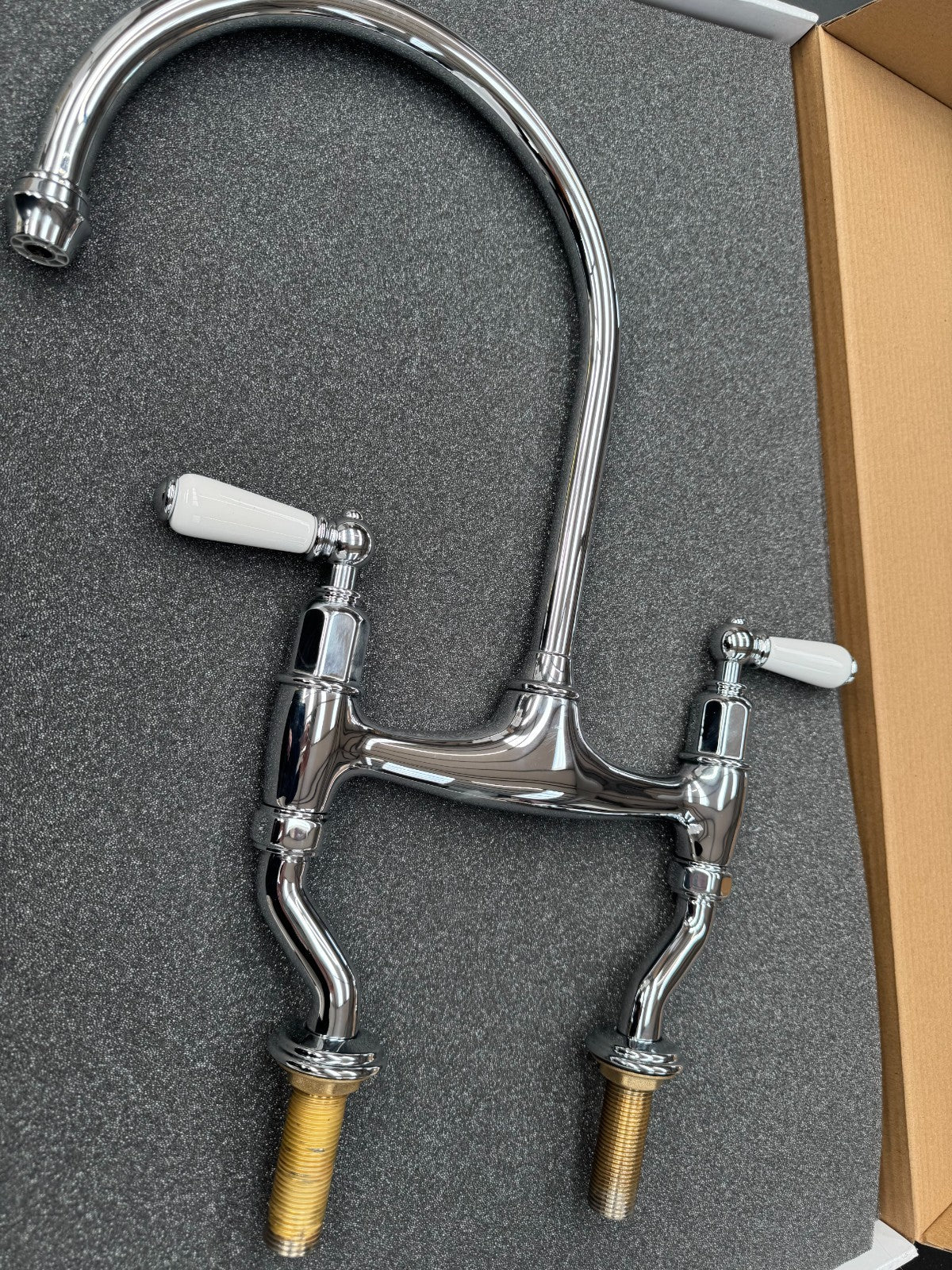 NEW Perrin & Rowe 4193CPWPC Ionian Bridge Lever Tap CHROME BR4295