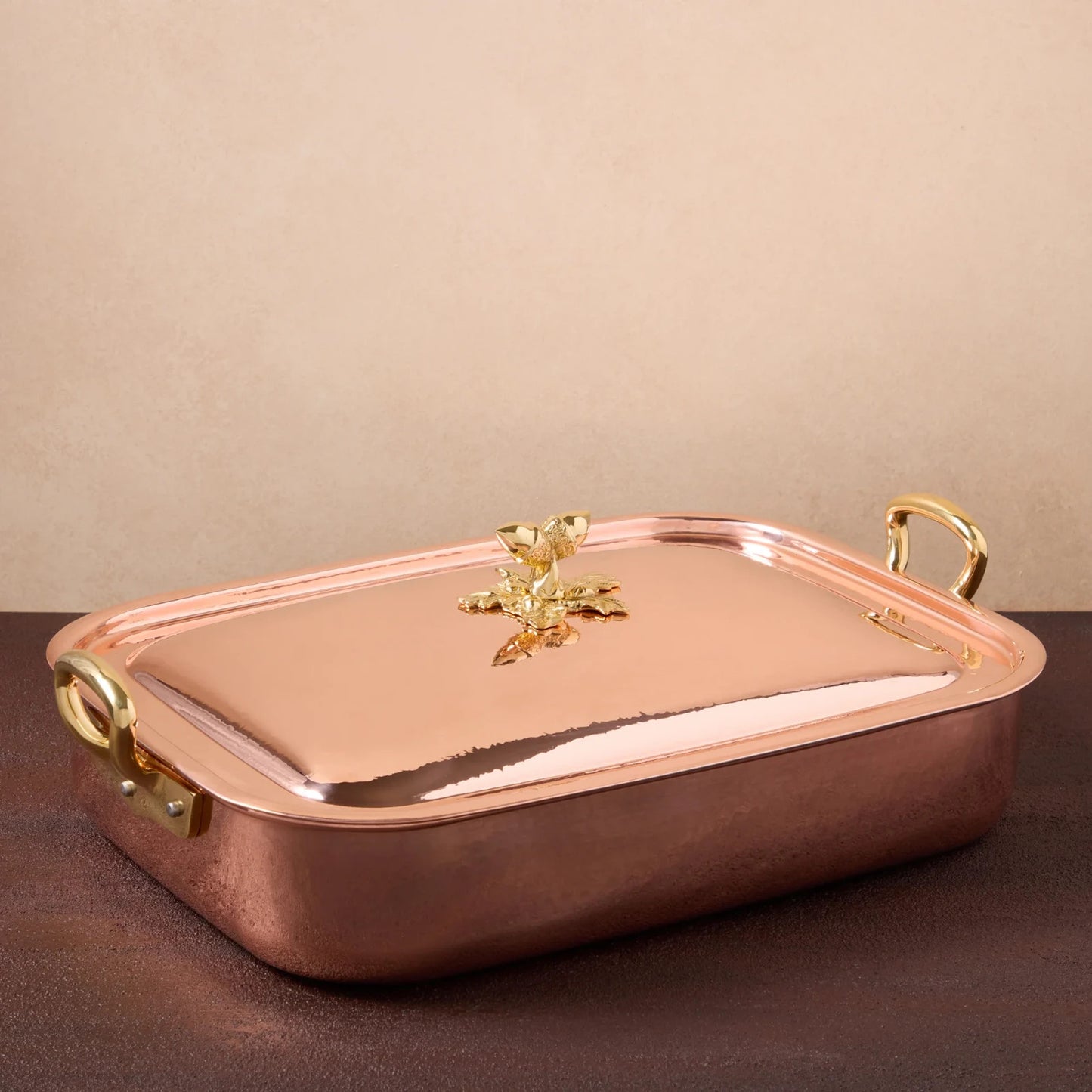 NEW Ruffoni 99279 Historia Decor Covered Roasting Pan Pot Dish Mauviel BR4215