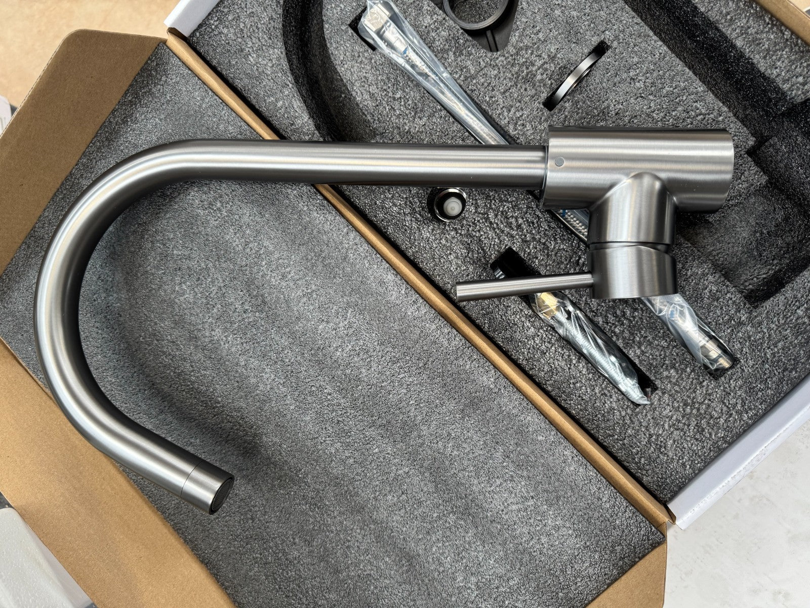 NEW Modern Gunmetal Kitchen Mixer Victoria plumbing tap factory AX4535