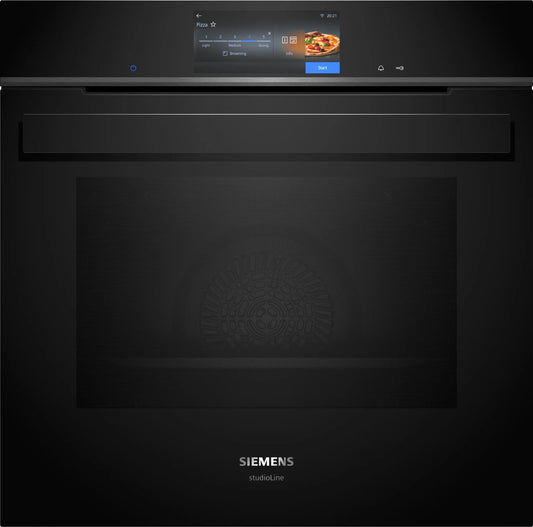 Siemens iQ700 Built in oven with steam function 60 cm Black HS958GED1B BR4676