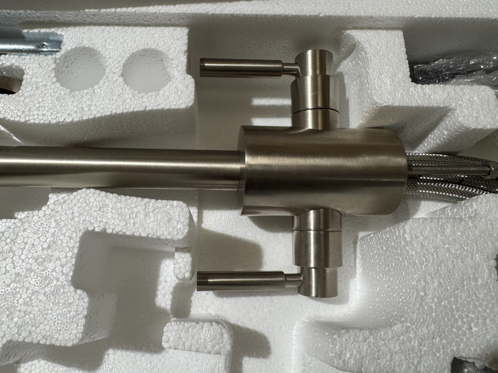 NEW Perrin & Rowe 4312PF Orbiq Kitchen Mixer Tap & Rinse PEWTER BR4188
