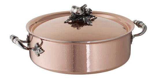New Ruffoni Opus Cupra Braiser 26cm Copper Stainless Pan Pot Mauviel BR4214