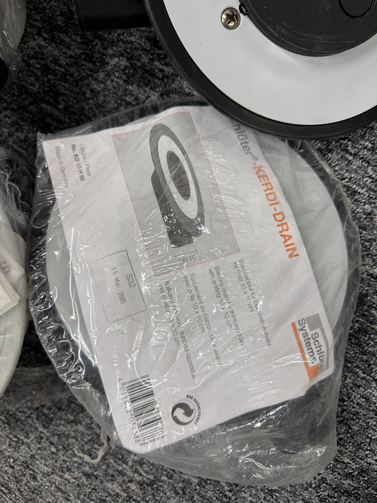 JOBLOT Schluter KERDI DRAIN Sets for showers Bathroom BR870