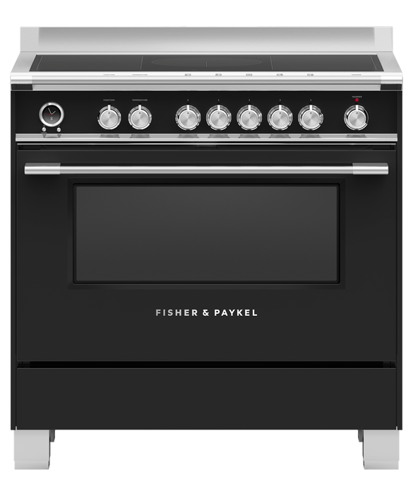 NEW Fisher & Paykel OR90SCI6B1 Induction Range Cooker oven Black GRADED BR4636