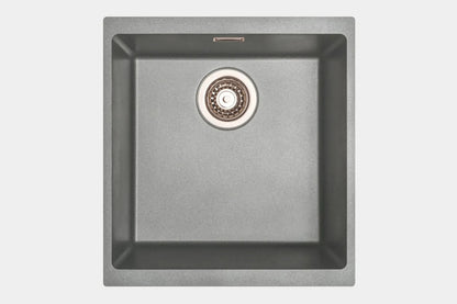 NEW Victoria Plumbing GREY Sink Composite Kitchen bowl Sink 460 x 430 AX4314