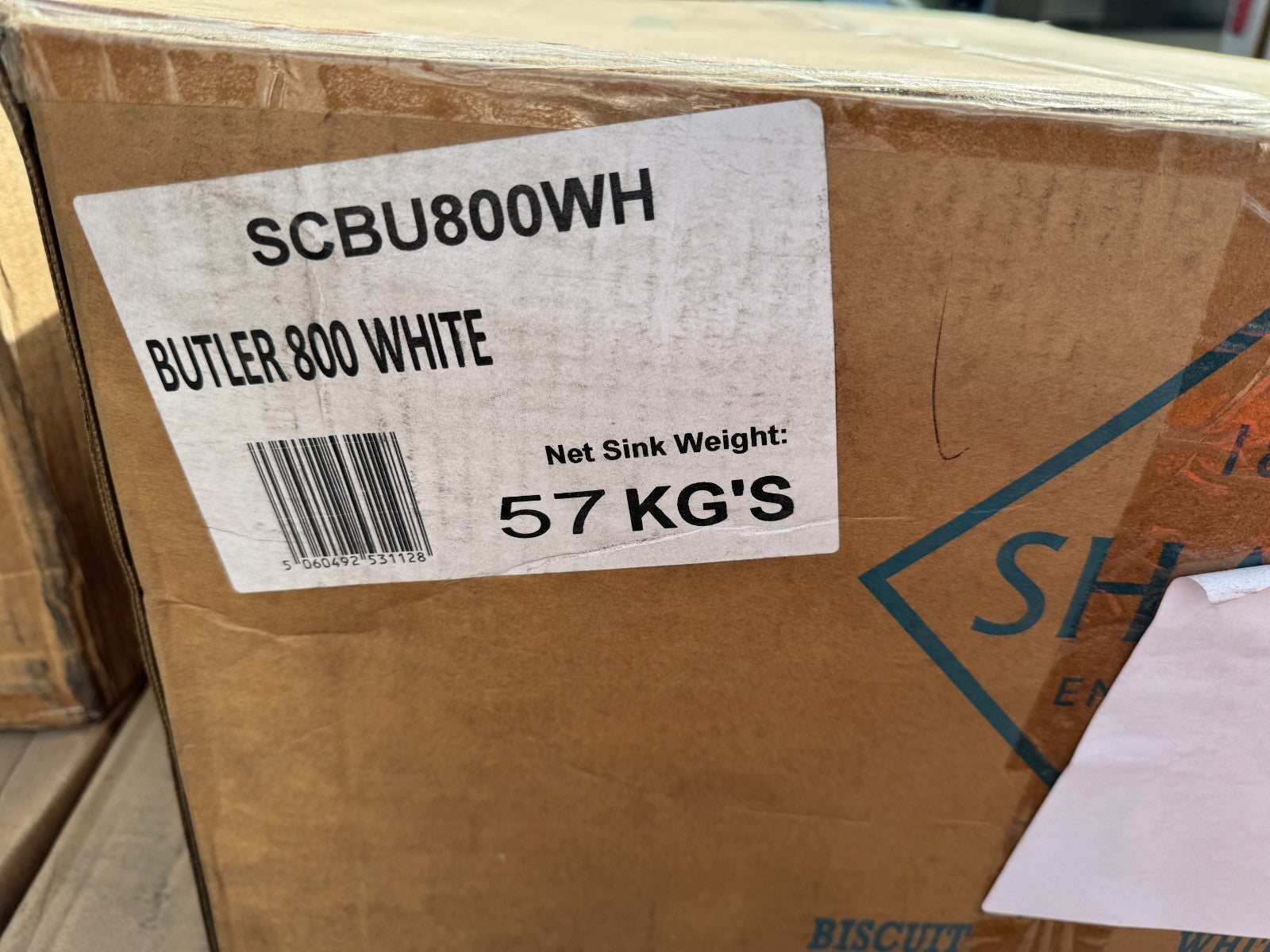 NEW Shaws Of Darwen Classic Butler 800 Belfast Sink SCBU800WH white BR4395