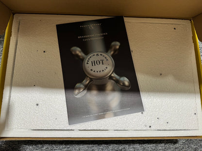 NEW Perrin & Rowe 4866PF Oberon Kitchen Mixer Tap and Rinse PEWTER BR4199