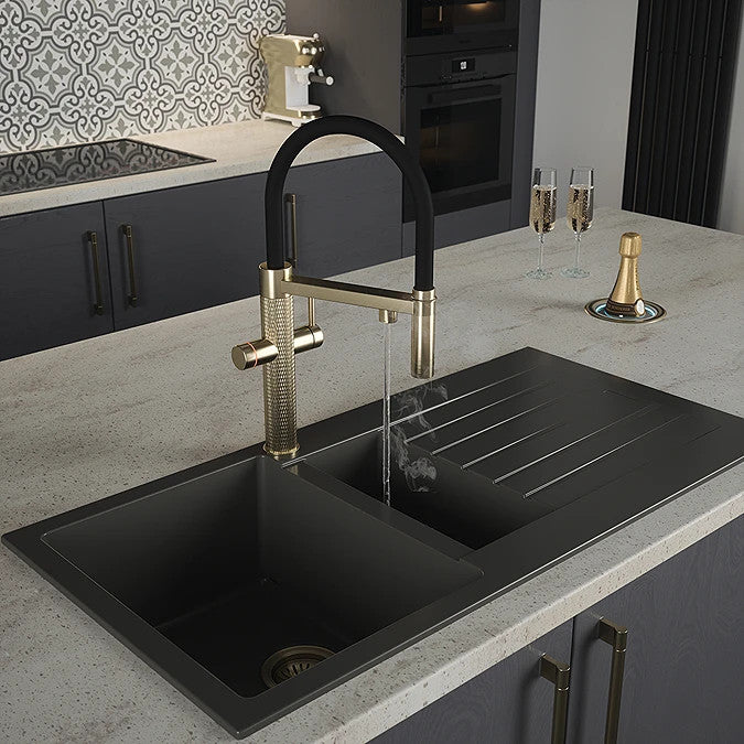 NEW Tap Factory Carysil Quilt Boiling Hot water Tap 4 n 1 digital AX4476 Brass