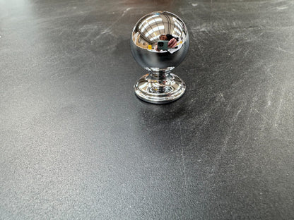 NEW Perrin & Rowe 6060 Large Round Furniture Drawer Handle Knob Chrome AX4468