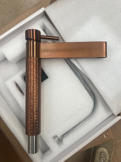 NEW COPPER Quilt Lever Kitchen Mixer tap Victoria plumbing tap factory AX4598