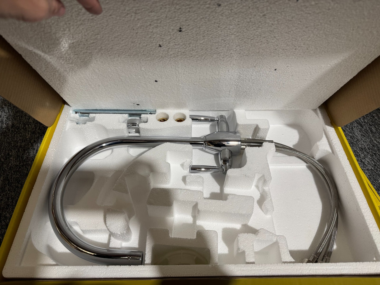 NEW Perrin & Rowe 4861CP Oberon Kitchen Mixer Tap CHROME BR4196