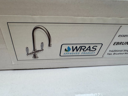 NEW Nickel Twin Lever round Mixer Carysil Victoria plumbing tap factory AX4574