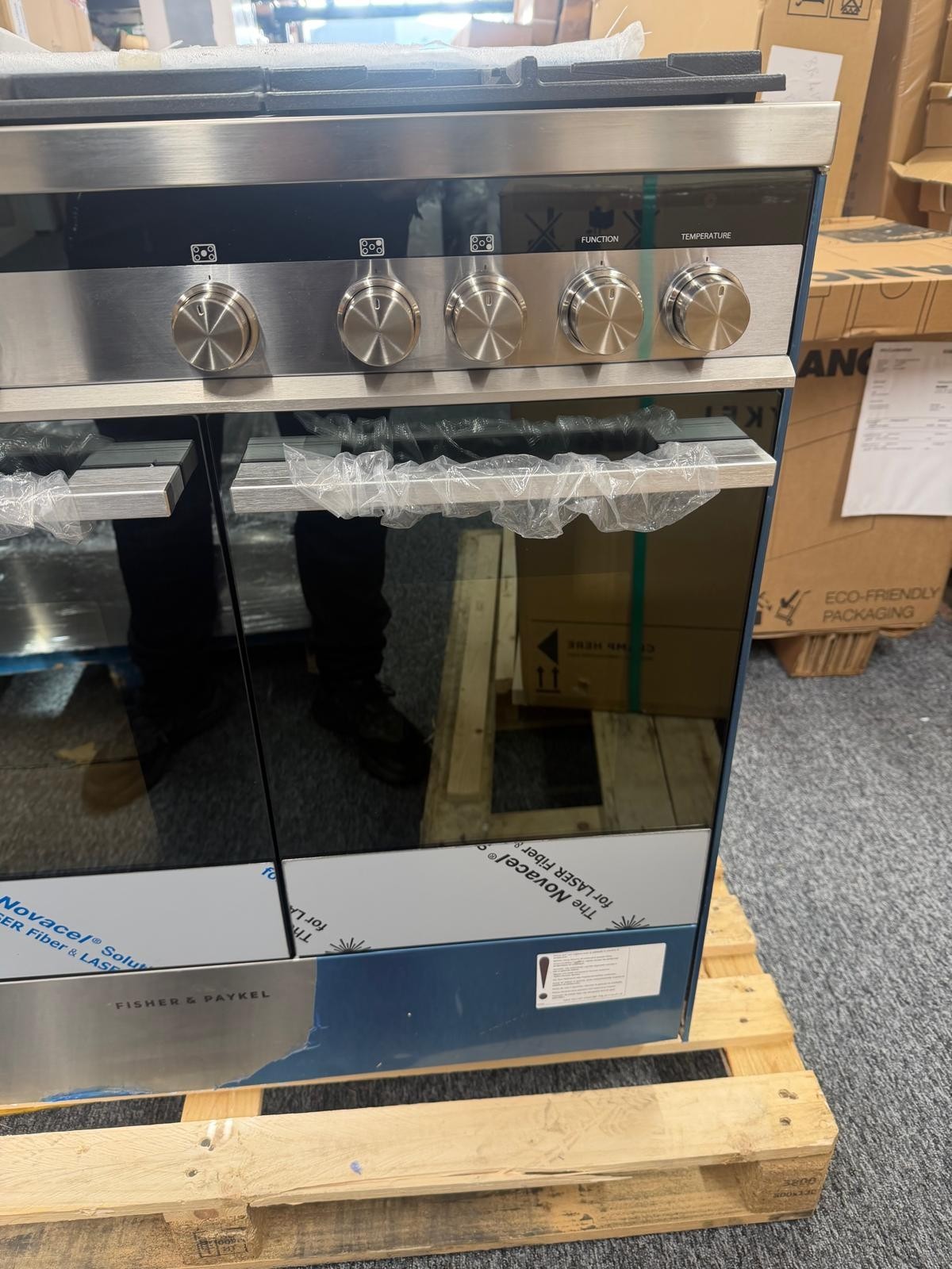 UNUSED Fisher & paykel OR90L7DBGFX1 90cm dual fuel Range Cooker Oven BR4142