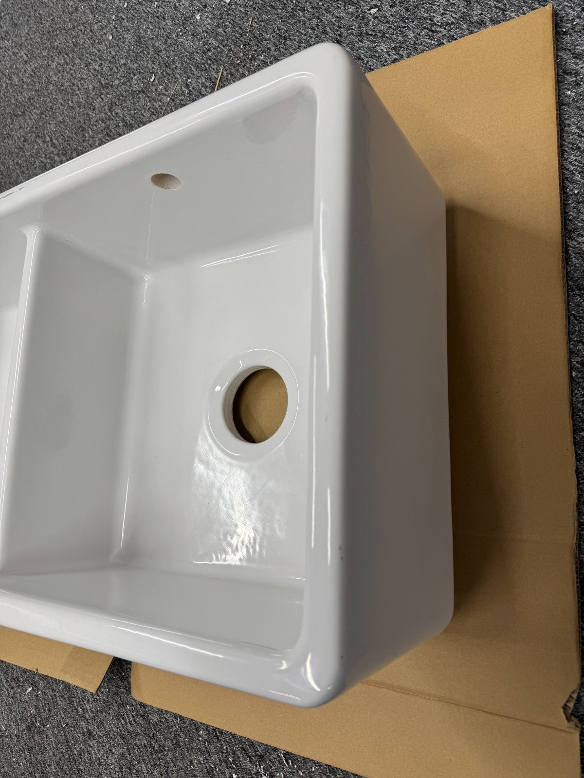 New Whitebirk Ceramic White Kitchen Sink Ribbleton Double basin BR4164