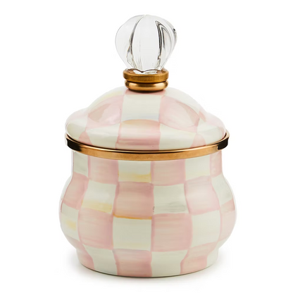 NEW Mackenzie-Childs ROSY CHECK Items Enamel Finish IN STOCK Available Now