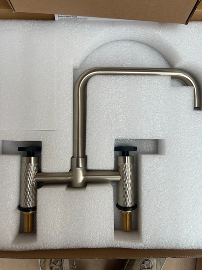 NEW Stainless Quilt bridge Mixer tap Victoria plumbing tap factory AX4611