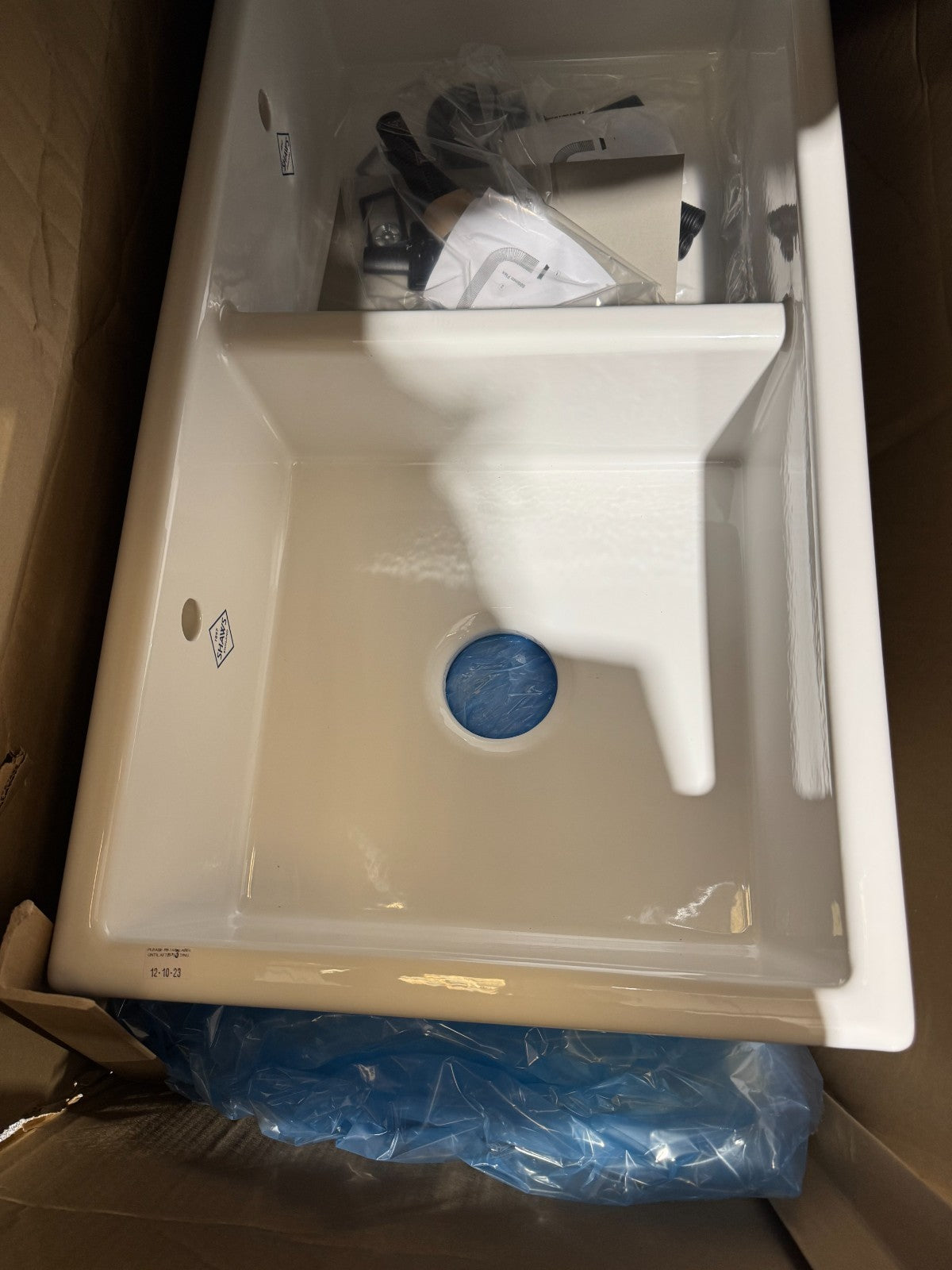 NEW Shaws Of Darwen SCSH900WH Double Basin Sink White BR4399 / BR4420