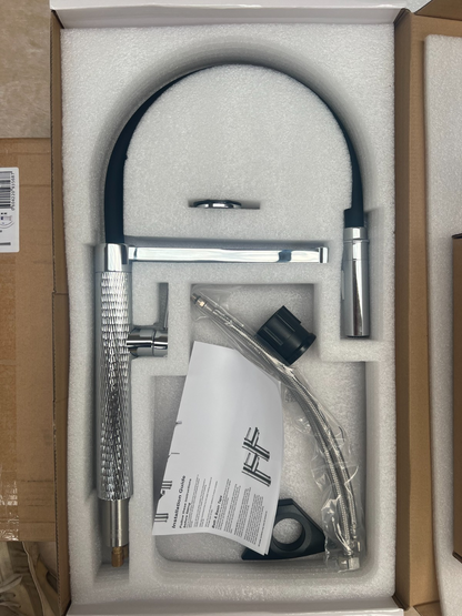 NEW Chrome Black Quilt Spray Hose Mixer tap Victoria plumbing tap factory AX4604