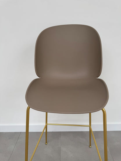 Ex Display GUBI stool BEETLE BAR CHAIR with brass base  AX018