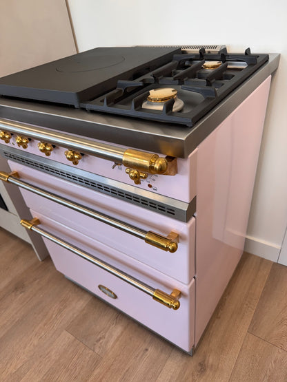 Ex Display Lacanche Range Cooker Oven 70cm Rully Pink & Brass UNUSED