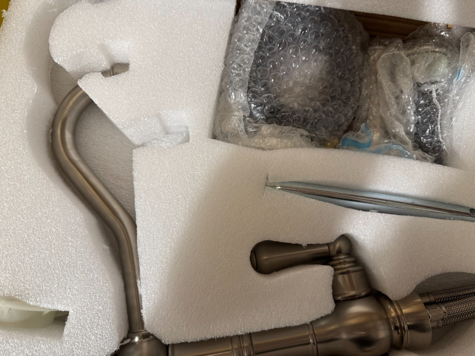 NEW Perrin & Rowe 4766PF Picardie Kitchen Mixer Tap & Rinse PEWTER BR4201