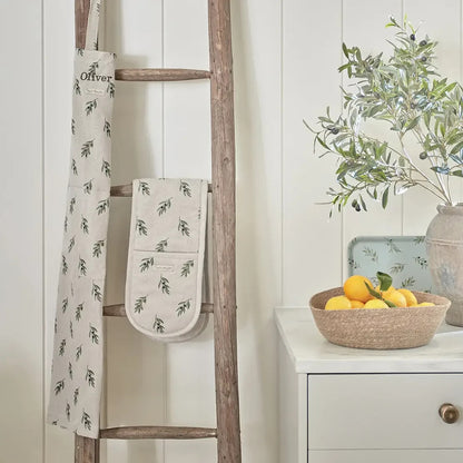 NEW Sophie Allport OLIVE LINEN Double Oven Gloves & Matching Items IN STOCK