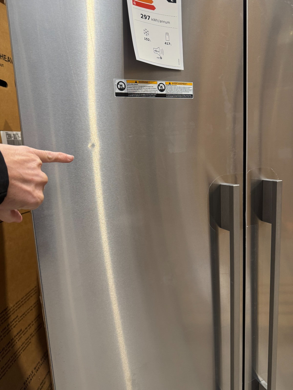 UNUSED Fisher & Paykel RF610ADX6 French Door Fridge Freezer BR4207