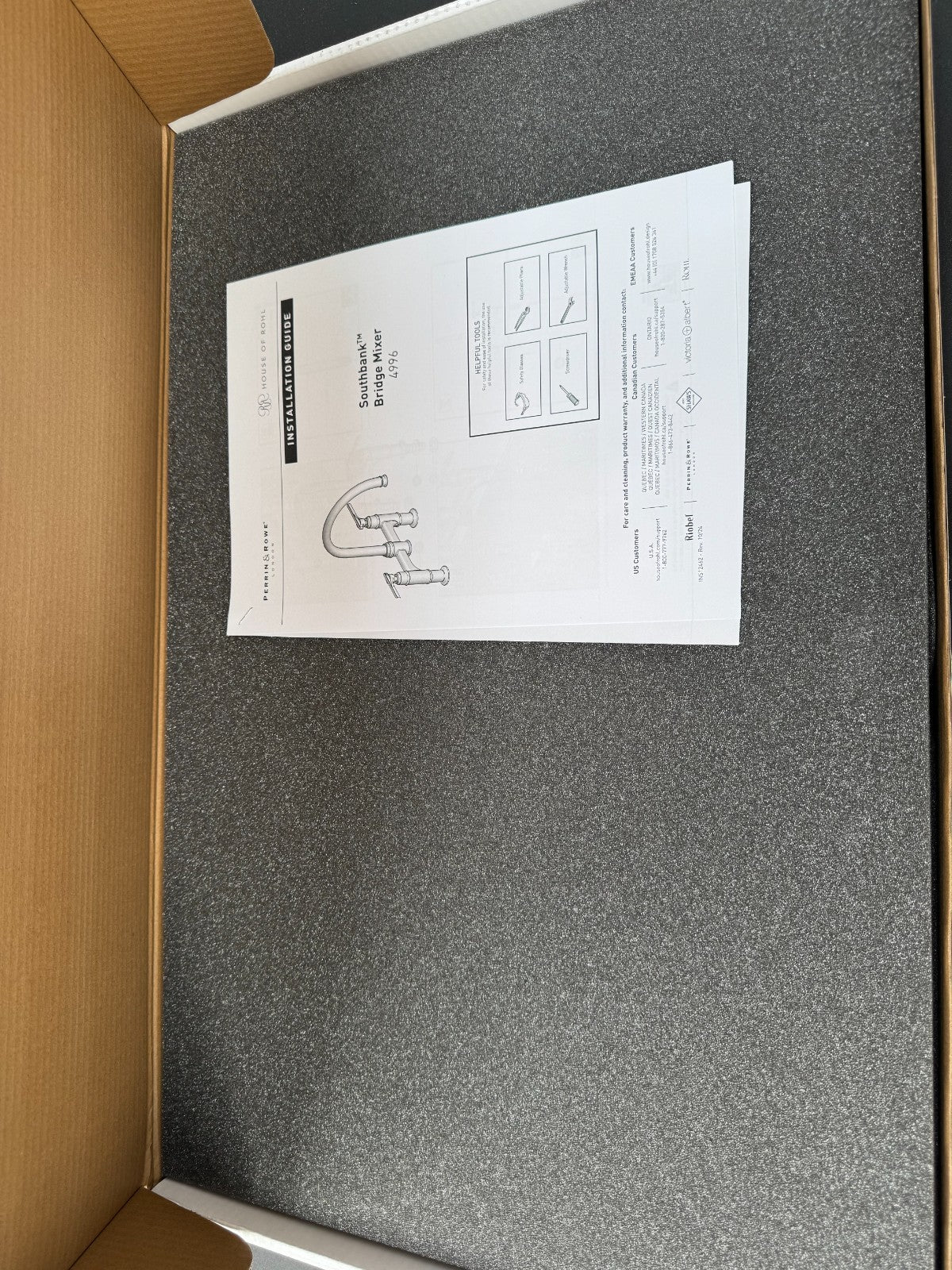 NEW Perrin & Rowe 4996CP Southbank Bridge Kitchen Tap CHROME AX4303