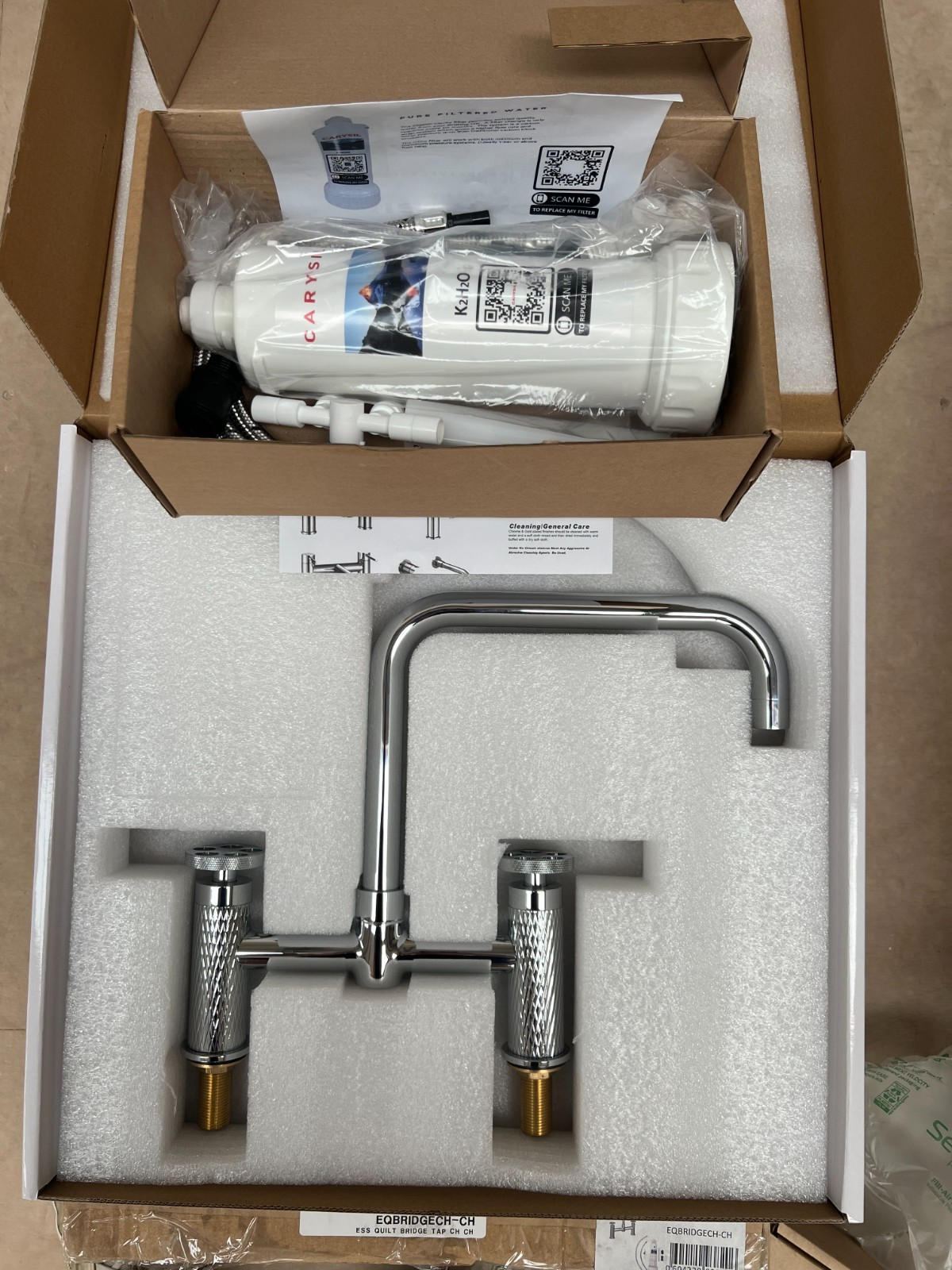 NEW Chrome Quilt bridge Mixer tap Victoria plumbing tap factory AX4608