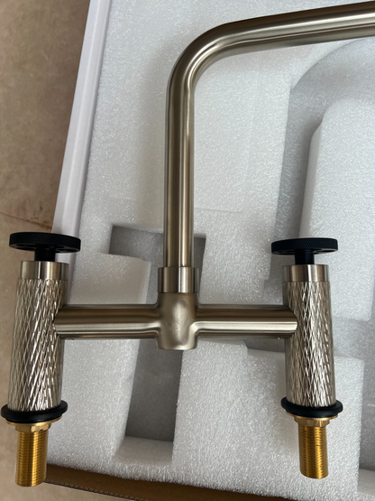 NEW Stainless Quilt bridge Mixer tap Victoria plumbing tap factory AX4611