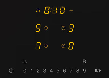 NEW Miele KM 7361 FL Induction hob with onset controls Silver Cooktop AX201