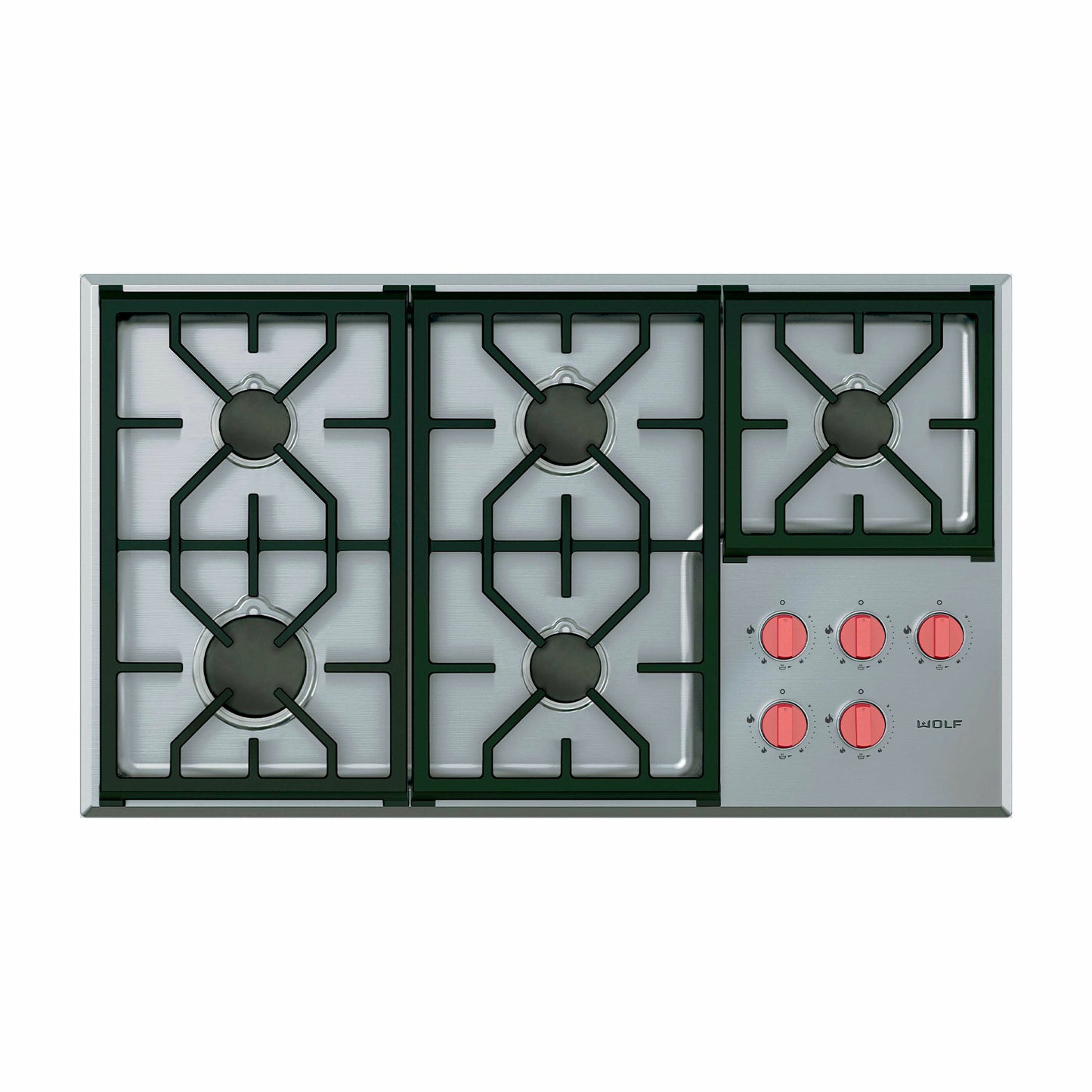 NEW Wolf ICBCG365P/S Professional 91.4cm Stainless Steel LPG Gas Cooktop Hob BR
