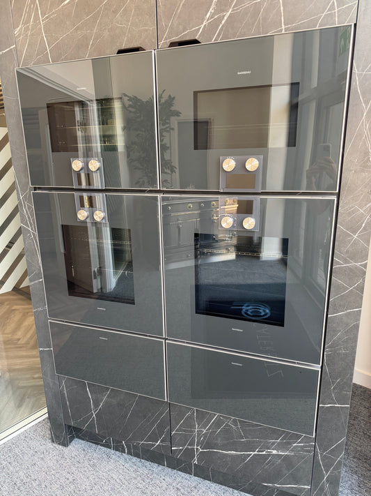 Ex Display UNUSED Gaggenau Oven Combi Microwave & Steam Oven SET BO470102 BO471102 BS455101 BM454100 & 2 x warming drawers WS462102