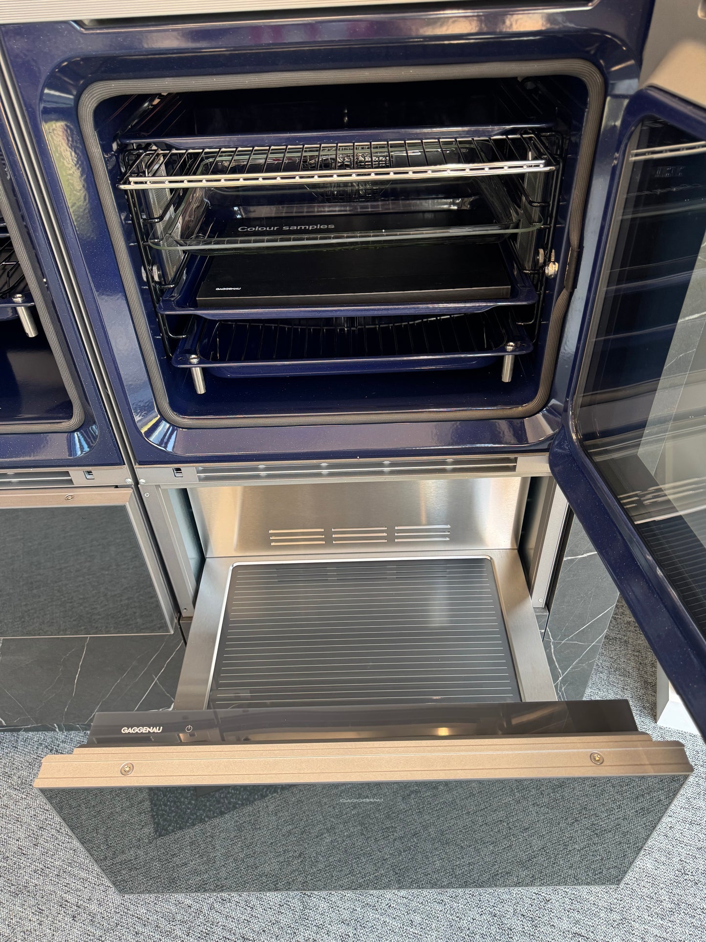 Ex Display UNUSED Gaggenau Oven Combi Microwave & Steam Oven SET BO470102 BO471102 BS455101 BM454100 & 2 x warming drawers WS462102