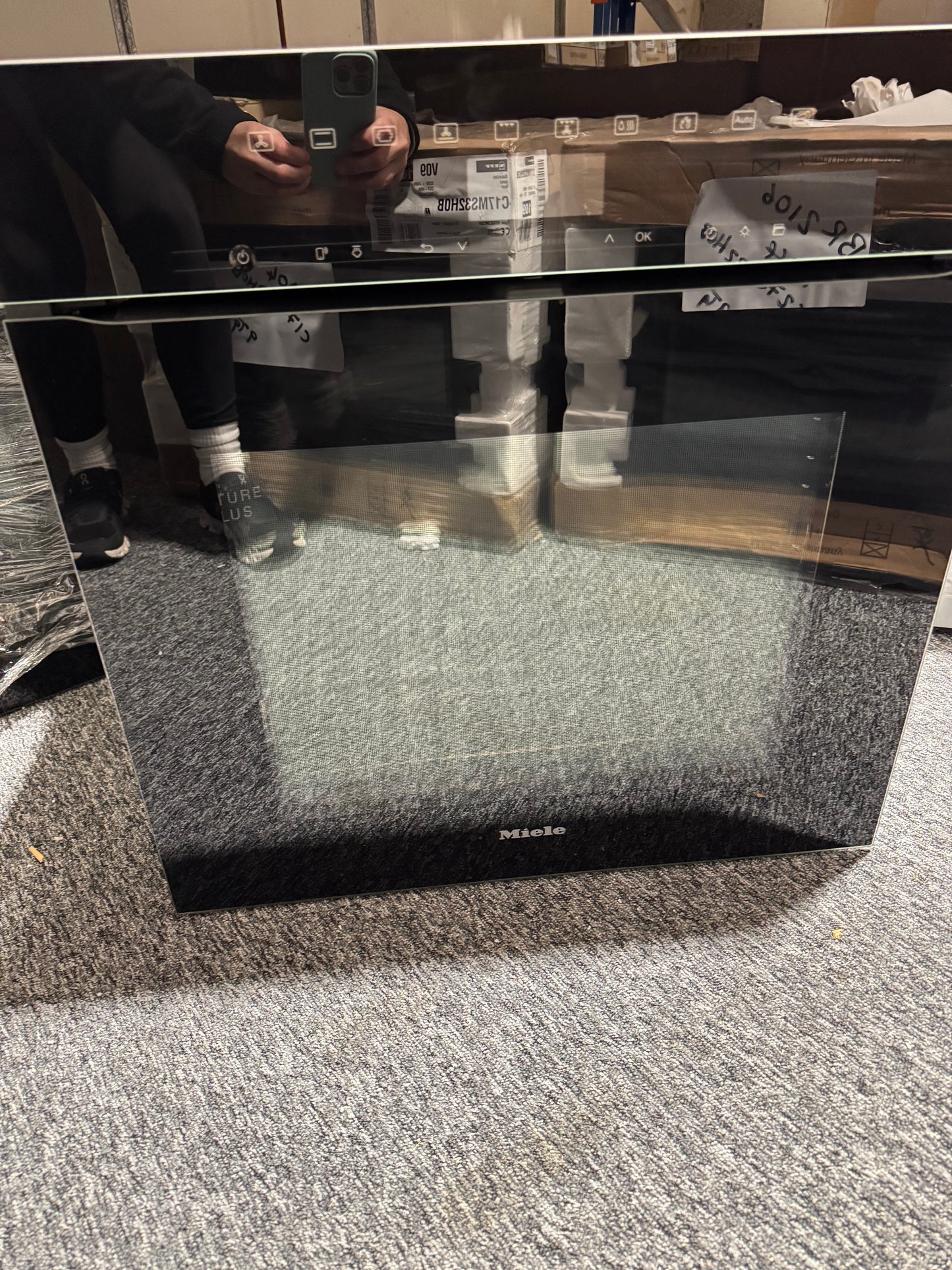 New Miele H 7464 BPX Black Built in Oven Cooker BR2388