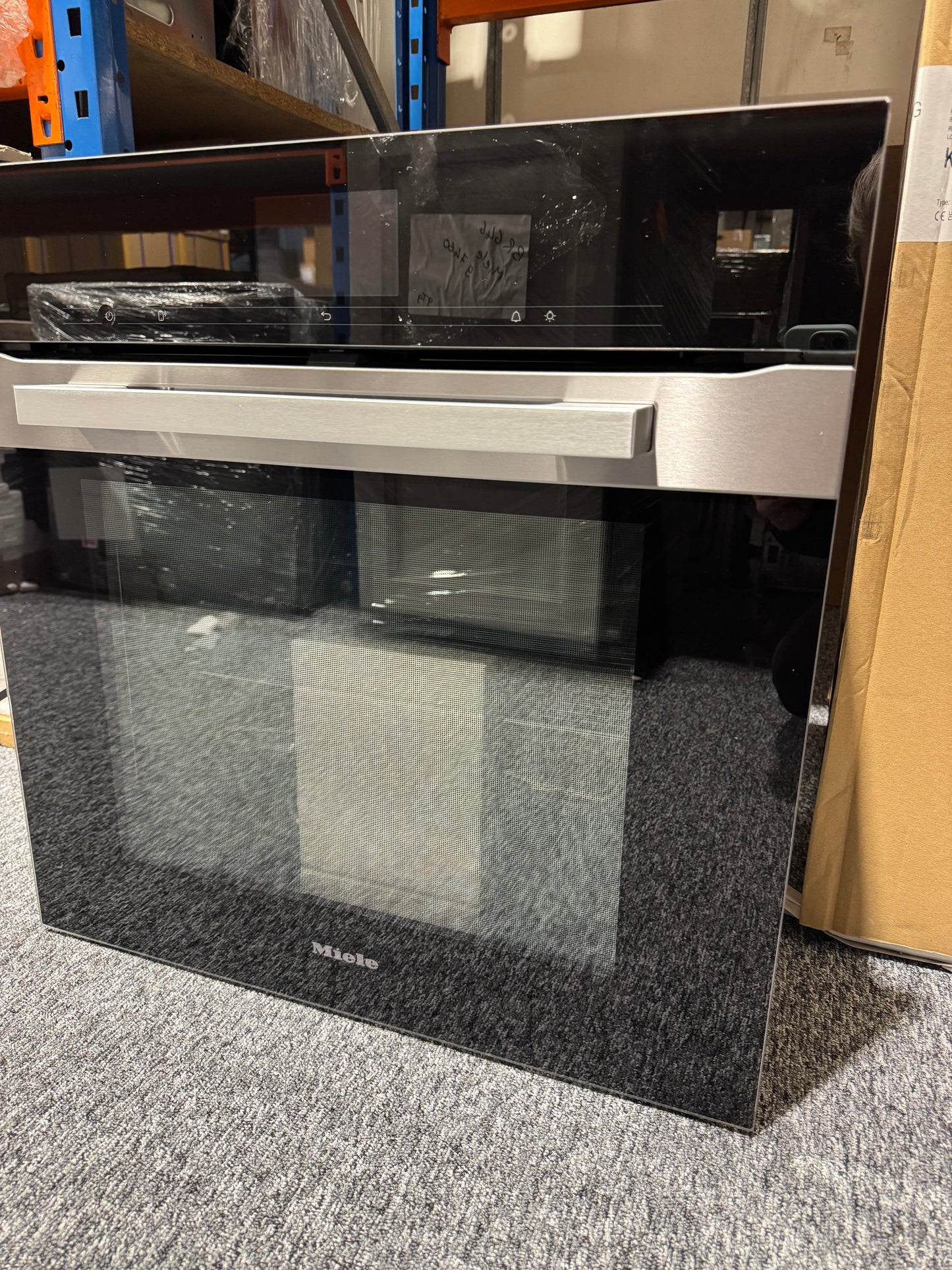 New Miele H 7660 BP Built in Wall Oven Cooker clean steel BR2390