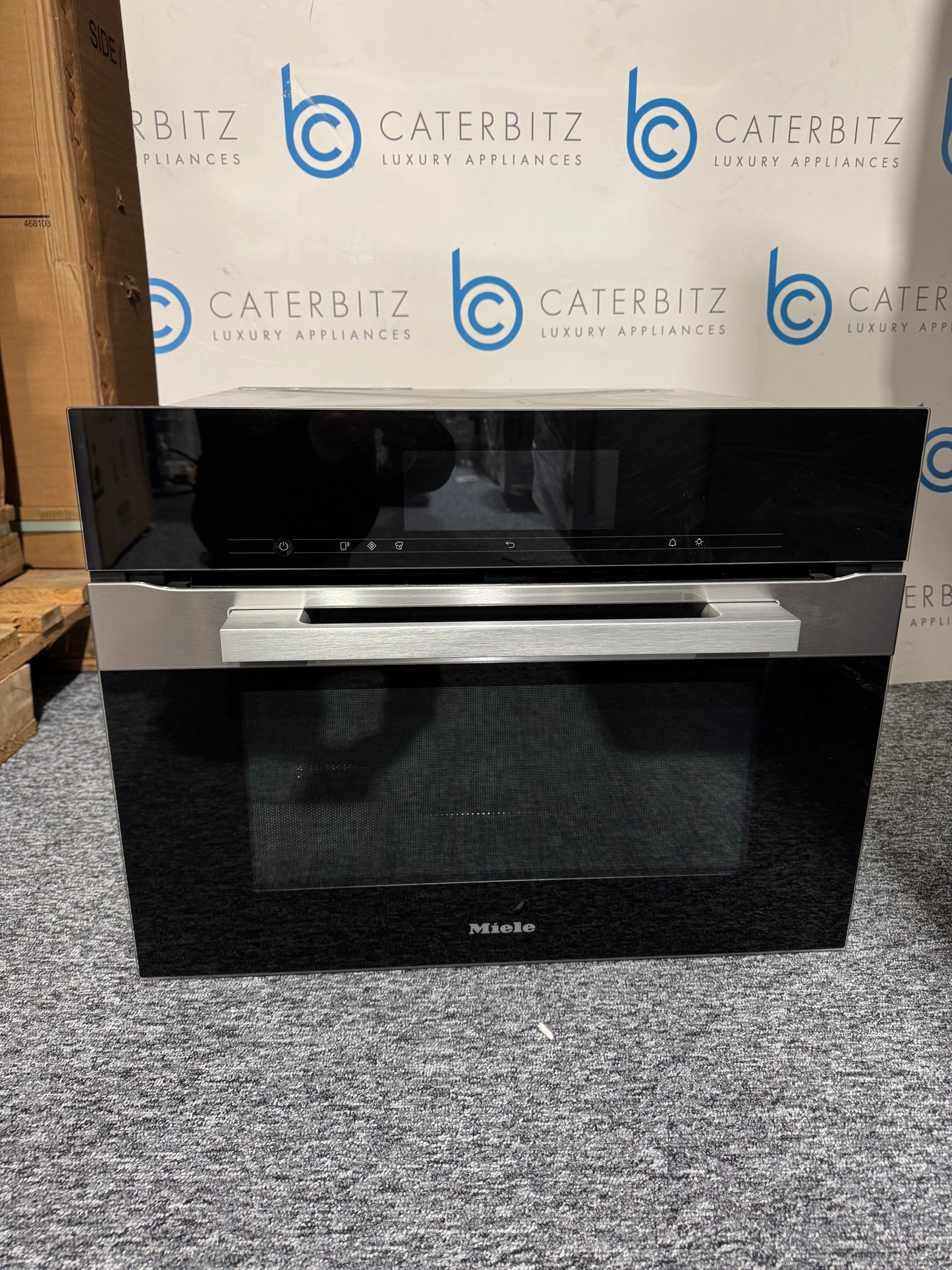 New Miele H 7840 BM Built In Combi Oven Cooker clean steel BR2397