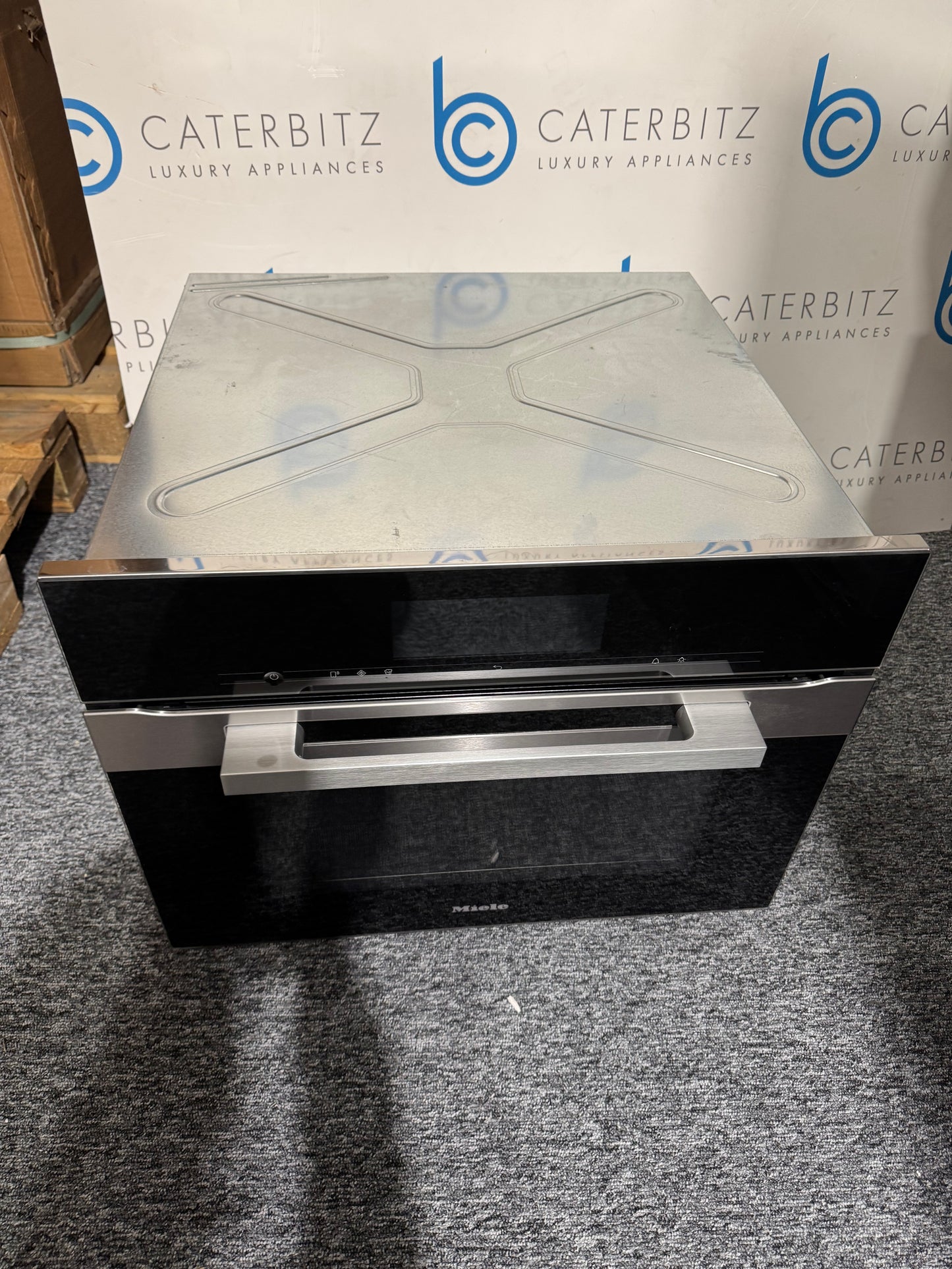 New Miele H 7840 BM Built In Combi Oven Cooker clean steel BR2397