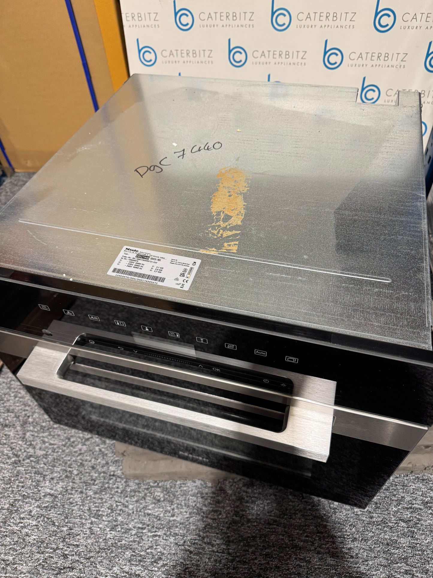 New Miele DGC 7440 Built In Combi Steam Oven Cooker clean steel BR2401