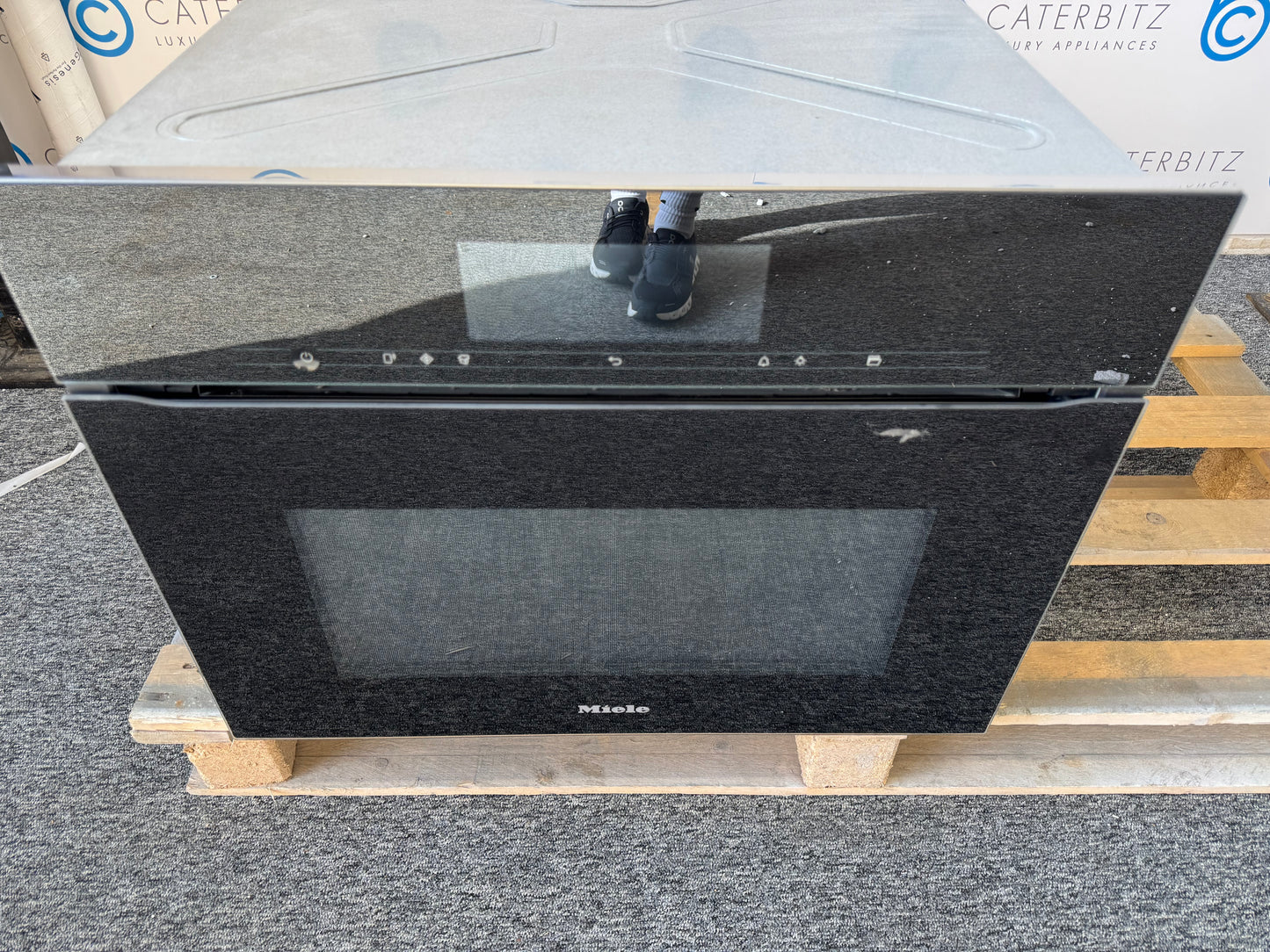 UNUSED Miele H 7840BMX Built in Combi Microwave Oven Black BR4252